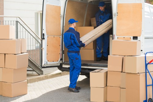 Man and van service helping with a local move in Kingsbury