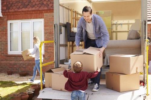 Man and van service helping with a local move in Kingsbury