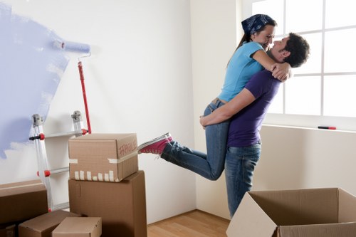 Road access and parking considerations for a moving truck in Kingsbury