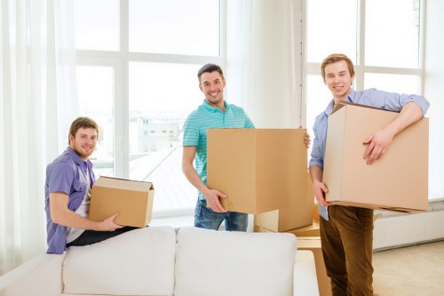 Same-day removal van prepared for a fast house move in Kingsbury