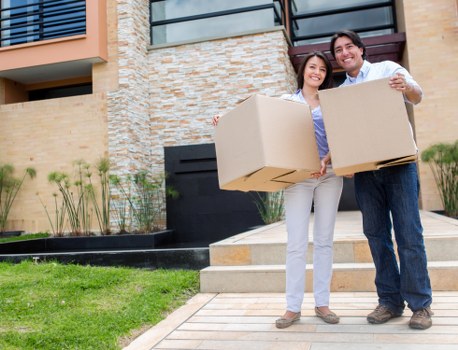 Packing and loading furniture for a Kingsbury house move