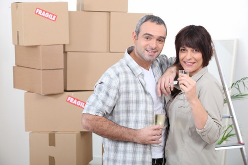 Reliable man and van service completing a Kingsbury move